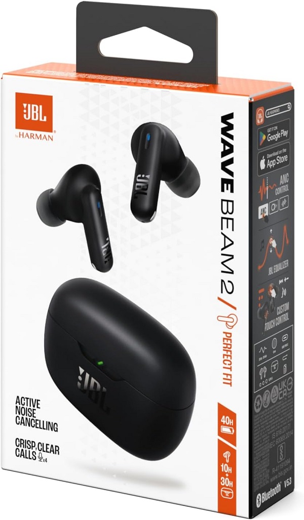 JBL TWS Wave Beam 2 wireless headphones